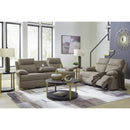  Manufacturer Color_Mocha -- Signature Design by Ashley Side Swipe Reclining Fabric Loveseat IMAGE 16