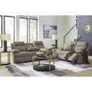  Manufacturer Color_Mocha -- Signature Design by Ashley Side Swipe Reclining Fabric Loveseat IMAGE 17