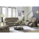  Manufacturer Color_Mocha -- Signature Design by Ashley Side Swipe Reclining Fabric Loveseat IMAGE 18