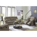 Manufacturer Color_Mocha -- Signature Design by Ashley Side Swipe Reclining Fabric Loveseat IMAGE 19