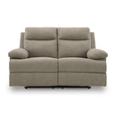  Manufacturer Color_Mocha -- Signature Design by Ashley Side Swipe Reclining Fabric Loveseat IMAGE 3