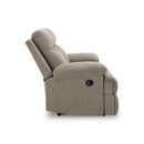  Manufacturer Color_Mocha -- Signature Design by Ashley Side Swipe Reclining Fabric Loveseat IMAGE 4