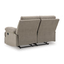  Manufacturer Color_Mocha -- Signature Design by Ashley Side Swipe Reclining Fabric Loveseat IMAGE 5