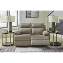  Manufacturer Color_Mocha -- Signature Design by Ashley Side Swipe Reclining Fabric Loveseat IMAGE 6