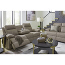 Manufacturer Color_Mocha -- Signature Design by Ashley Side Swipe Reclining Fabric Loveseat IMAGE 9