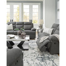  Manufacturer Color_Charcoal -- Side-Swipe PC9140686 Reclining Loveseat IMAGE 13