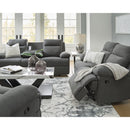  Manufacturer Color_Charcoal -- Side-Swipe PC9140686 Reclining Loveseat IMAGE 7