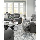  Manufacturer Color_Charcoal -- Side-Swipe PC9140686 Reclining Loveseat IMAGE 9