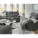  Manufacturer Color_Charcoal -- Side-Swipe PC9140689 Reclining Sofa with Drop Down Table IMAGE 14
