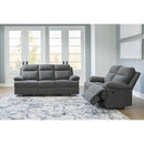 Manufacturer Color_Charcoal -- Side-Swipe PC9140689 Reclining Sofa with Drop Down Table IMAGE 9