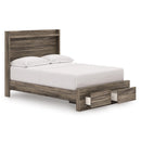  Size_Full -- Signature Design by Ashley Elbrim Panel Bed with Storage IMAGE 2