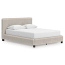  Size_Queen -- Signature Design by Ashley Zuraleus Upholstered Bed IMAGE 1