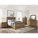  Size_Queen -- Signature Design by Ashley Feddinger Panel Bed IMAGE 9