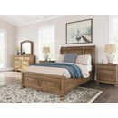 Size_Queen -- Signature Design by Ashley Feddinger Sleigh Bed with Storage IMAGE 10