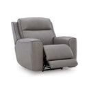  Manufacturer Color_Coin --  Signature Design by Ashley 5Z Comfort Power Leather Match Recliner IMAGE 2