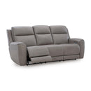  Manufacturer Color_Coin --  Signature Design by Ashley 5Z Comfort Power Reclining Leather Match Sofa IMAGE 1