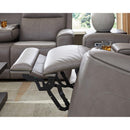 Manufacturer Color_Coin --  Signature Design by Ashley 5Z Comfort Power Reclining Leather Match Loveseat with Console IMAGE 7