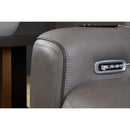  Manufacturer Color_Coin --  Signature Design by Ashley 5Z Comfort Power Reclining Leather Match Loveseat with Console IMAGE 9
