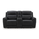 Manufacturer Color_Onyx --  5Z-Comfort PCU1090218 Power Reclining Loveseat with Console and Adjustable Headrest IMAGE 3