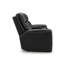  Manufacturer Color_Onyx --  5Z-Comfort PCU1090218 Power Reclining Loveseat with Console and Adjustable Headrest IMAGE 4