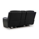  Manufacturer Color_Onyx --  5Z-Comfort PCU1090218 Power Reclining Loveseat with Console and Adjustable Headrest IMAGE 5