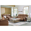  Manufacturer Color_Caramel --  Signature Design by Ashley Knightington Power Leather Match Recliner IMAGE 12