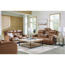  Manufacturer Color_Caramel --  Signature Design by Ashley Knightington Power Leather Match Recliner IMAGE 14