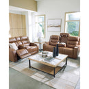  Manufacturer Color_Caramel --  Signature Design by Ashley Knightington Power Reclining Leather Match Sofa IMAGE 13