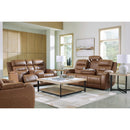  Manufacturer Color_Caramel --  Signature Design by Ashley Knightington Power Reclining Leather Match Sofa IMAGE 17