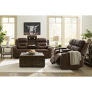  Manufacturer Color_Brown --  Knightington PCU1160215A Power Reclining Sofa with Audio Seating IMAGE 11