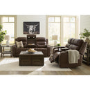  Manufacturer Color_Brown --  Knightington PCU1160215A Power Reclining Sofa with Audio Seating IMAGE 12