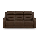  Manufacturer Color_Brown --  Knightington PCU1160215A Power Reclining Sofa with Audio Seating IMAGE 3