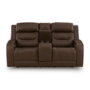  Manufacturer Color_Brown --  Knightington PCU1160218A Power Reclining Love with Audio Seating IMAGE 3
