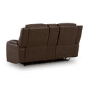  Manufacturer Color_Brown --  Knightington PCU1160218A Power Reclining Love with Audio Seating IMAGE 5