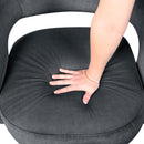  Manufacturer Color_Dark Grey -- Homelegance Lavon Swivel Fabric Chair IMAGE 6