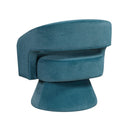  Manufacturer Color_Dark Teal -- Lavon 1003DTL-1 Swivel Chair IMAGE 4