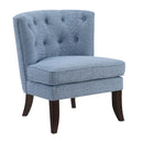  Manufacturer Color_Blue -- Melrose 1007BUE-1 Accent Chair IMAGE 2