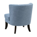  Manufacturer Color_Blue -- Melrose 1007BUE-1 Accent Chair IMAGE 4
