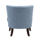  Manufacturer Color_Blue -- Melrose 1007BUE-1 Accent Chair IMAGE 5