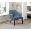  Manufacturer Color_Blue -- Rebecca 1008BUE-1 Accent Chair IMAGE 7