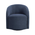  Manufacturer Color_Blue -- Homelegance Dalhart Swivel Fabric Chair IMAGE 1