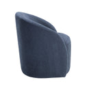  Manufacturer Color_Blue -- Homelegance Dalhart Swivel Fabric Chair IMAGE 3