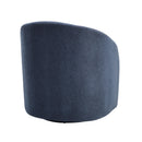  Manufacturer Color_Blue -- Homelegance Dalhart Swivel Fabric Chair IMAGE 4