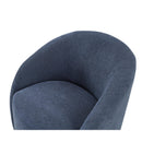  Manufacturer Color_Blue -- Homelegance Dalhart Swivel Fabric Chair IMAGE 6