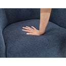  Manufacturer Color_Blue -- Homelegance Dalhart Swivel Fabric Chair IMAGE 7