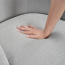  Manufacturer Color_Light grey -- Dalhart 1014LG-1 Swivel Chair IMAGE 7
