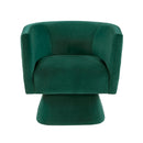  Manufacturer Color_Green -- Homelegance Candace Swivel Fabric Chair IMAGE 2