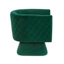  Manufacturer Color_Green -- Homelegance Candace Swivel Fabric Chair IMAGE 3