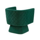  Manufacturer Color_Green -- Homelegance Candace Swivel Fabric Chair IMAGE 4