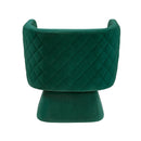  Manufacturer Color_Green -- Homelegance Candace Swivel Fabric Chair IMAGE 5